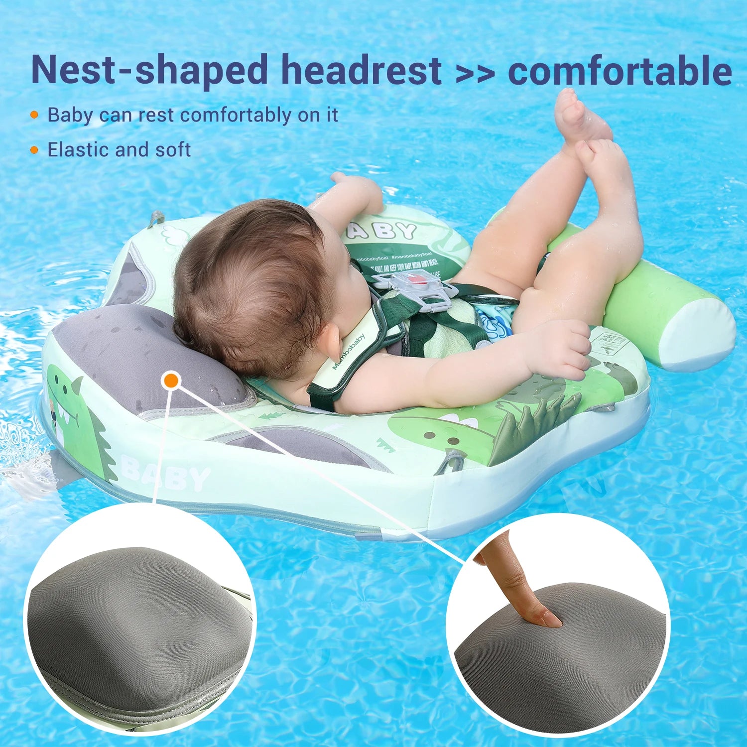 Float VIP 1 Dropshipping Non-Inflatable Baby Float with Canopy Waist Swimming Chest Floater Spa Buoy Trainer Supplier