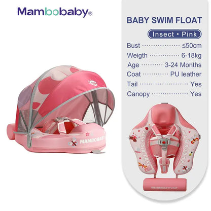 Float VIP 1 Dropshipping Non-Inflatable Baby Float with Canopy Waist Swimming Chest Floater Spa Buoy Trainer Supplier