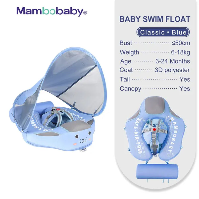 Float VIP 1 Dropshipping Non-Inflatable Baby Float with Canopy Waist Swimming Chest Floater Spa Buoy Trainer Supplier