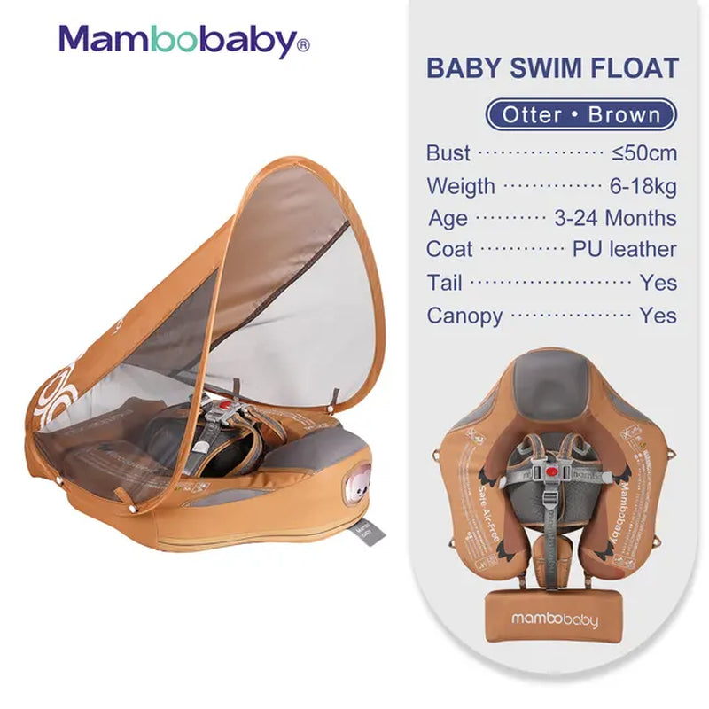 Float VIP 1 Dropshipping Non-Inflatable Baby Float with Canopy Waist Swimming Chest Floater Spa Buoy Trainer Supplier