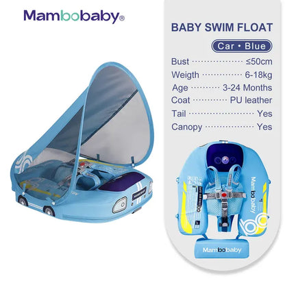 Float VIP 1 Dropshipping Non-Inflatable Baby Float with Canopy Waist Swimming Chest Floater Spa Buoy Trainer Supplier