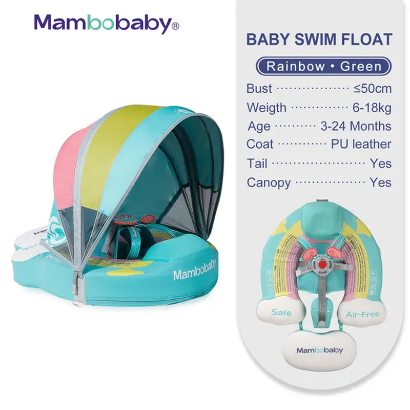 Float VIP 1 Dropshipping Non-Inflatable Baby Float with Canopy Waist Swimming Chest Floater Spa Buoy Trainer Supplier