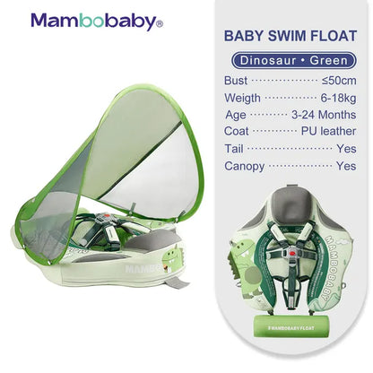 Float VIP 1 Dropshipping Non-Inflatable Baby Float with Canopy Waist Swimming Chest Floater Spa Buoy Trainer Supplier