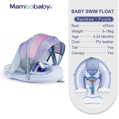 Float VIP 1 Dropshipping Non-Inflatable Baby Float with Canopy Waist Swimming Chest Floater Spa Buoy Trainer Supplier