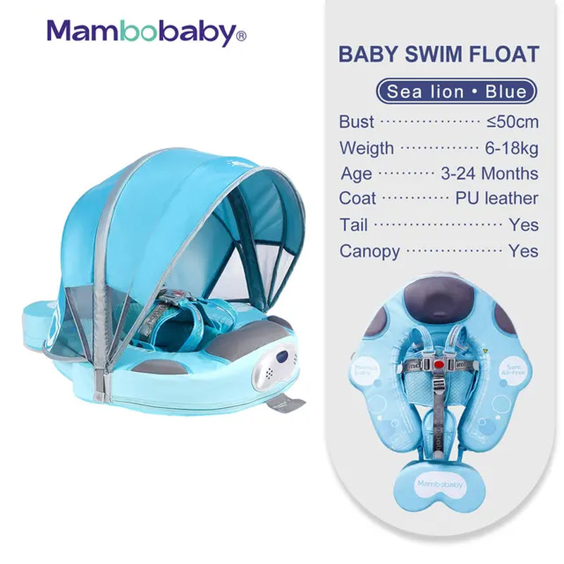 Float VIP 1 Dropshipping Non-Inflatable Baby Float with Canopy Waist Swimming Chest Floater Spa Buoy Trainer Supplier