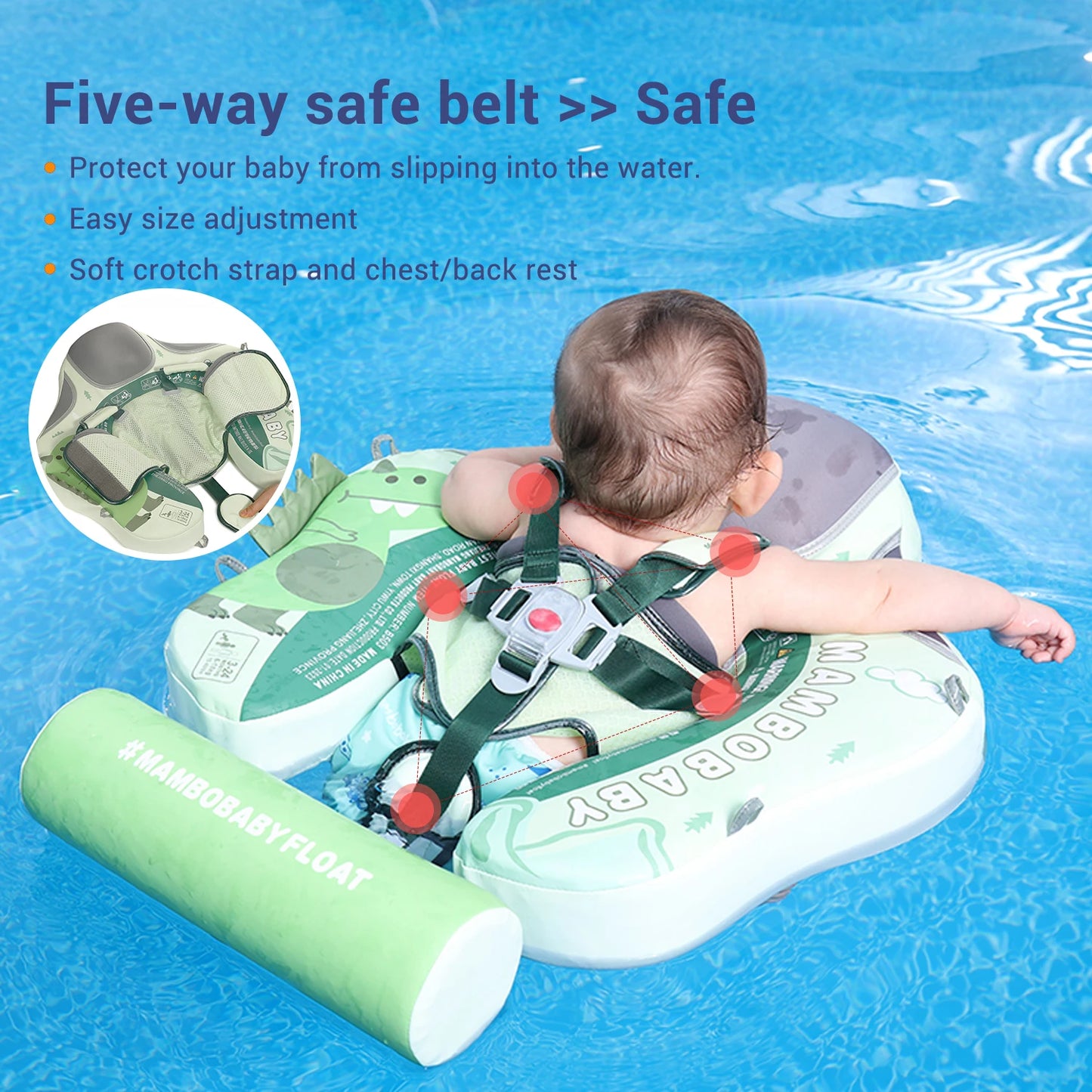 Float VIP 1 Dropshipping Non-Inflatable Baby Float with Canopy Waist Swimming Chest Floater Spa Buoy Trainer Supplier