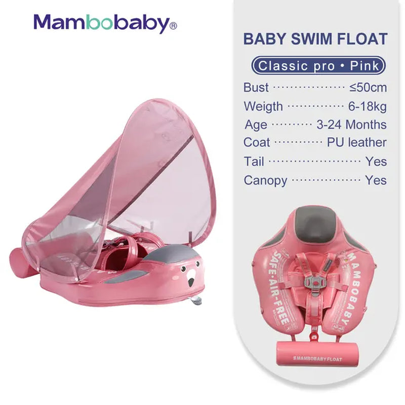 Float VIP 1 Dropshipping Non-Inflatable Baby Float with Canopy Waist Swimming Chest Floater Spa Buoy Trainer Supplier